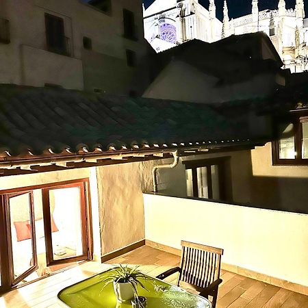 Apartamento Canónigo - terraza con vistas Toledo Exterior foto