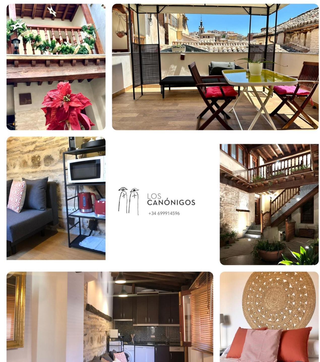 Apartamento Canónigo - terraza con vistas Toledo Exterior foto